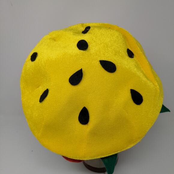 Cheeseburger Hat Hamburger Novelty Costume Yellow W/Tags Age 5 And UP - Picture 9 of 10
